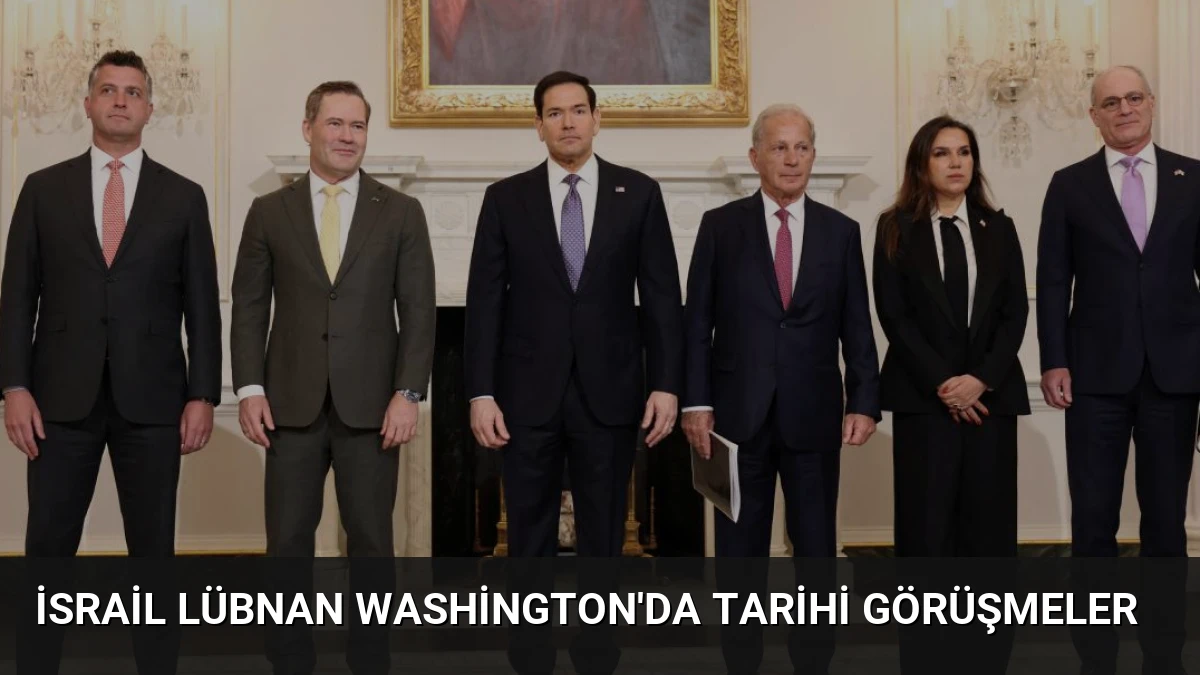İsrail Lübnan Washington’da Tarihi Görüşmeler