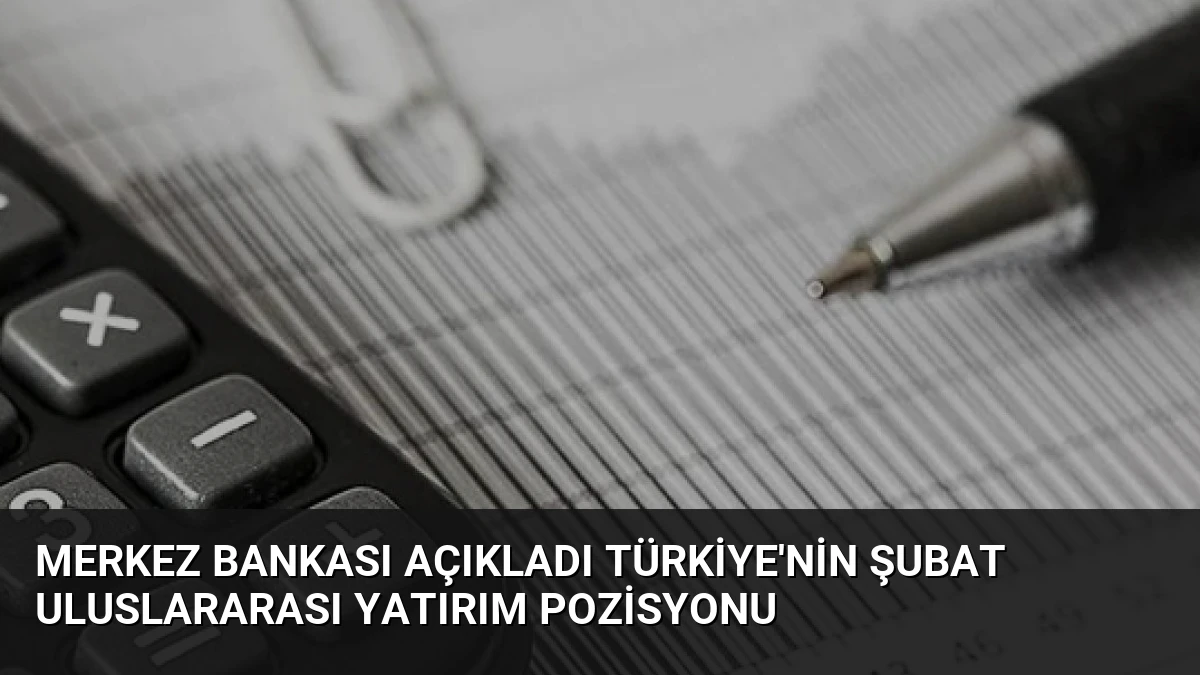 Merkez Bankası Açıkladı Türkiye’nin Şubat Uluslararası Yatırım Pozisyonu