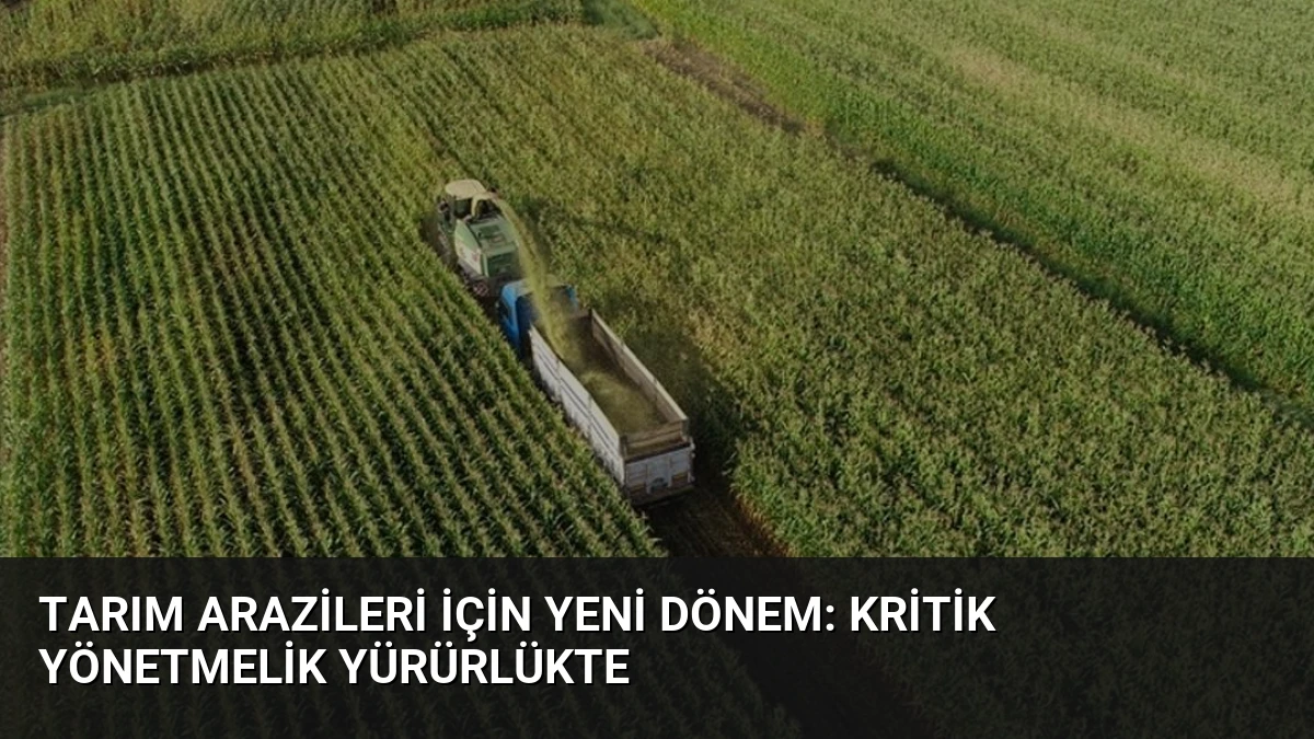 Tarım Arazileri İçin Yeni Dönem: Kritik Yönetmelik Yürürlükte