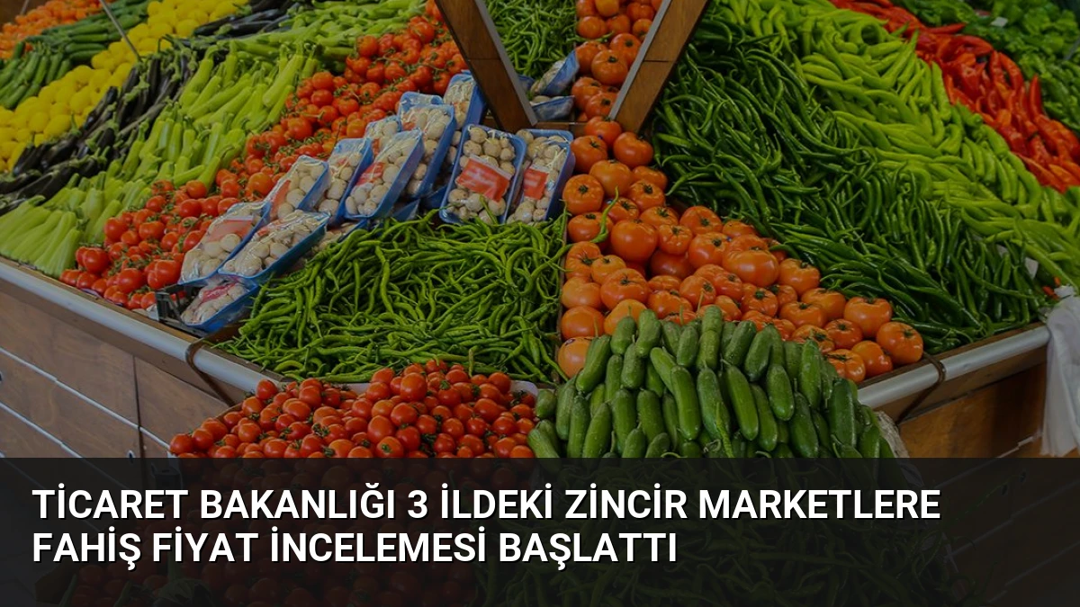 Ticaret Bakanlığı 3 İldeki Zincir Marketlere Fahiş Fiyat İncelemesi Başlattı