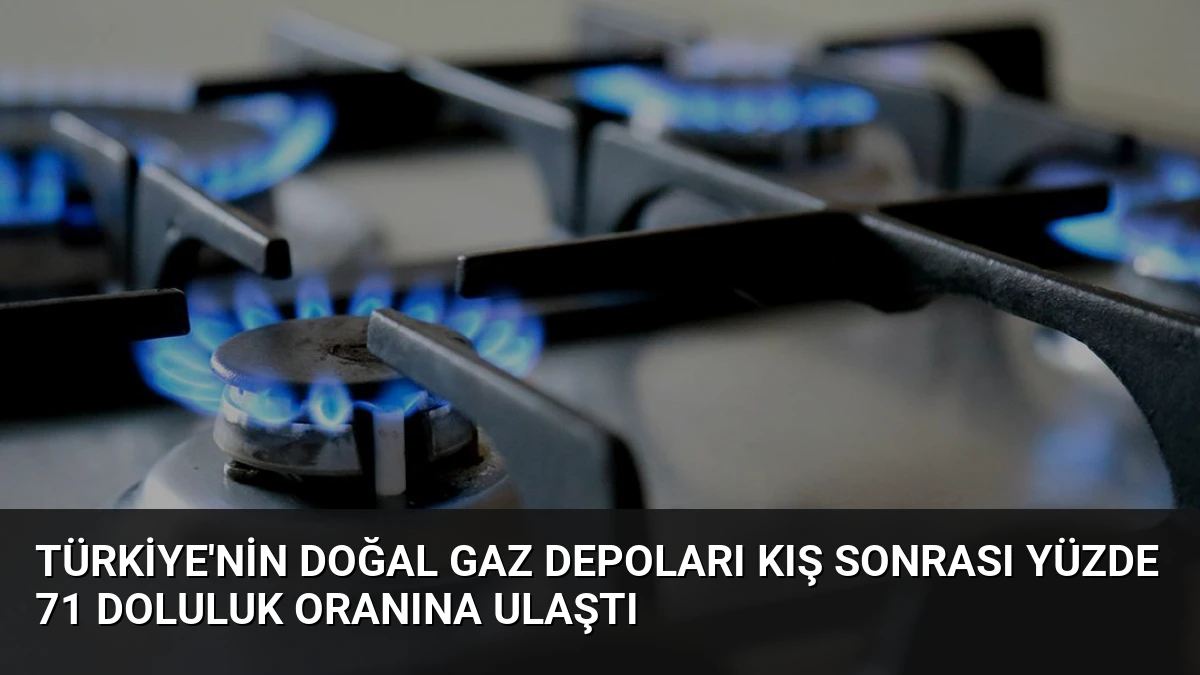 Türkiye’nin Doğal Gaz Depoları Kış Sonrası Yüzde 71 Doluluk Oranına Ulaştı