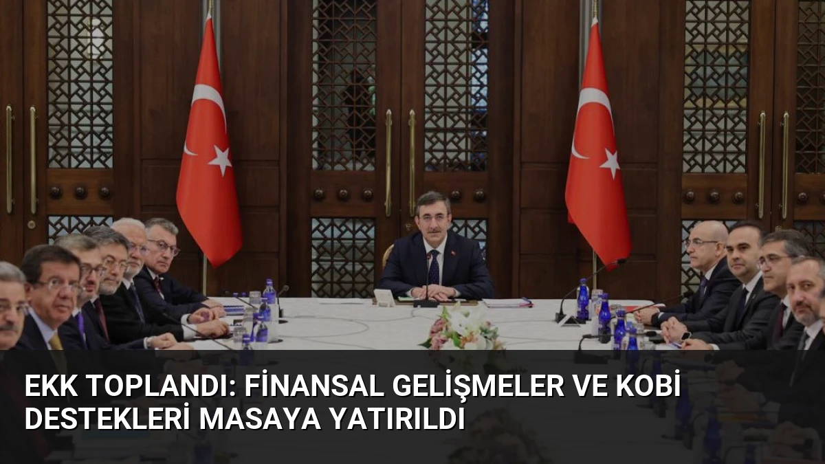 EKK Toplandı: Finansal Gelişmeler ve KOBİ Destekleri Masaya Yatırıldı