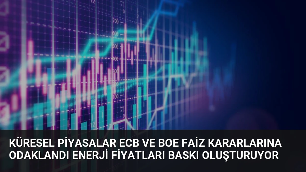 Küresel Piyasalar ECB ve BoE Faiz Kararlarına Odaklandı Enerji Fiyatları Baskı Oluşturuyor