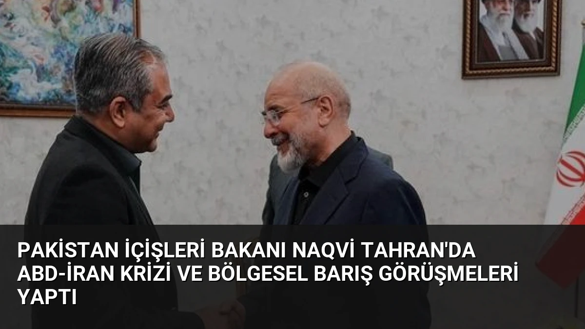 Pakistan İçişleri Bakanı Naqvi Tahran’da ABD-İran Krizi ve Bölgesel Barış Görüşmeleri Yaptı
