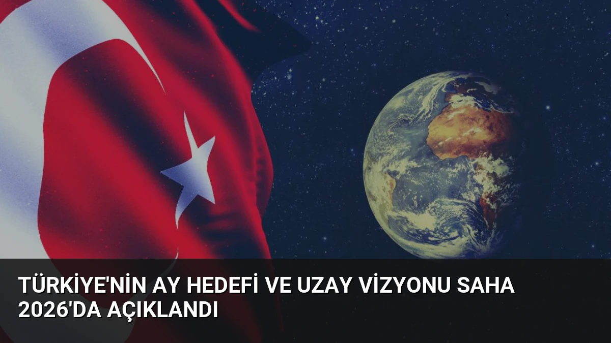 Türkiye’nin Ay Hedefi ve Uzay Vizyonu SAHA 2026’da Açıklandı