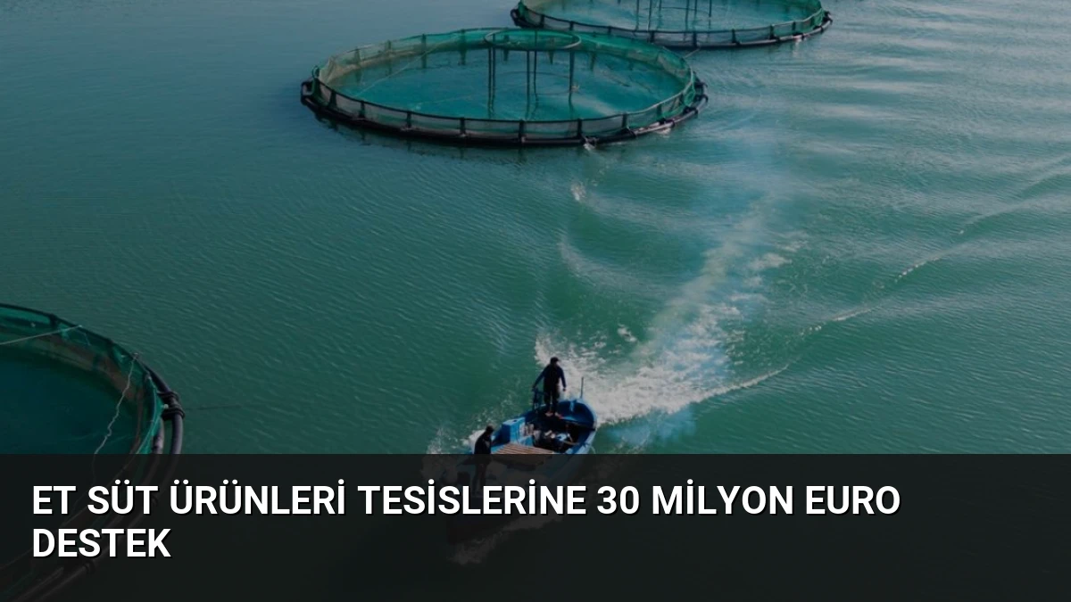 Et Süt Ürünleri Tesislerine 30 Milyon Euro Destek