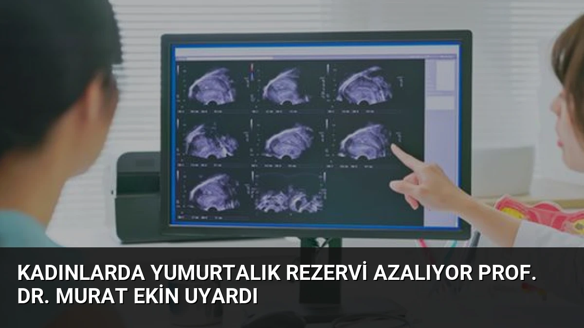 Kadınlarda Yumurtalık Rezervi Azalıyor Prof. Dr. Murat Ekin Uyardı