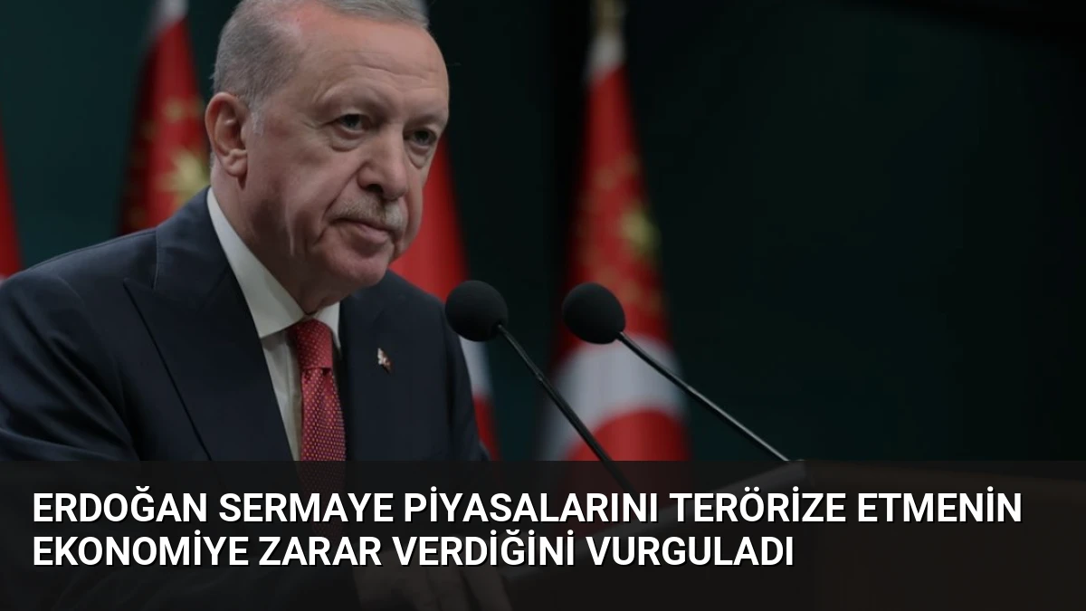 Erdoğan Sermaye Piyasalarını Terörize Etmenin Ekonomiye Zarar Verdiğini Vurguladı