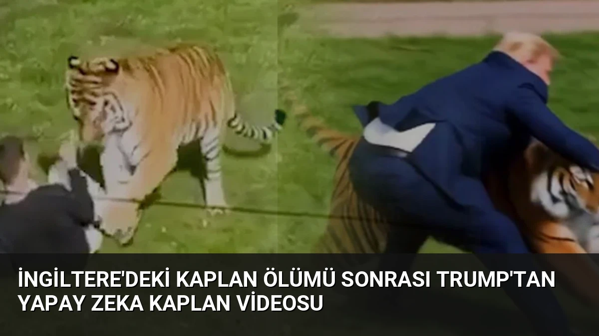 İngiltere’deki Kaplan Ölümü Sonrası Trump’tan Yapay Zeka Kaplan Videosu