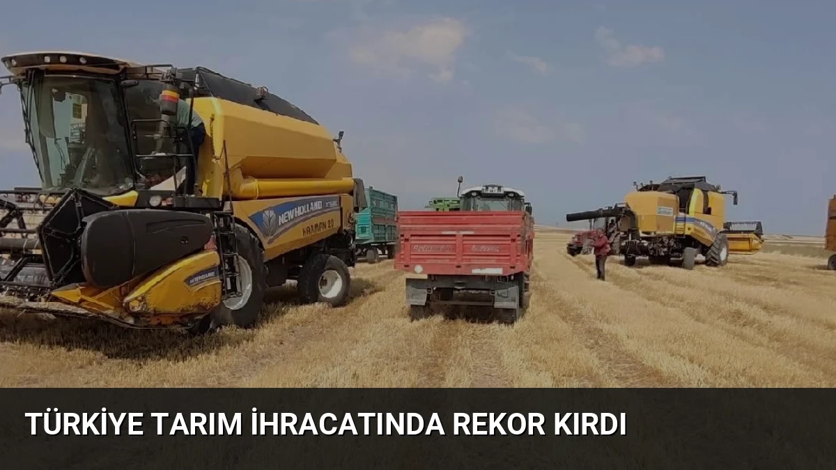 Türkiye Tarım İhracatında Rekor Kırdı